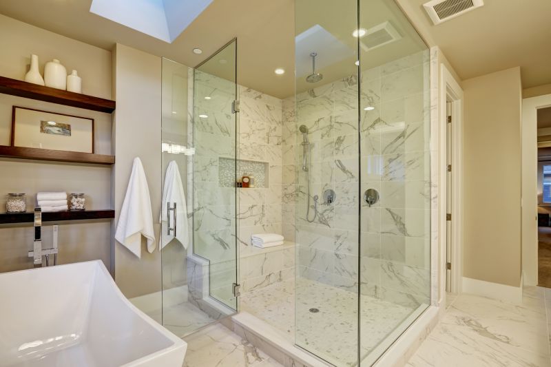 Luxury Shower with Multiple Shower Heads